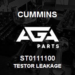 ST0111100 Cummins TESTOR LEAKAGE | AGA Parts