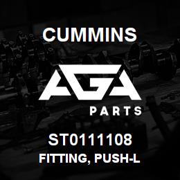 ST0111108 Cummins FITTING, PUSH-L | AGA Parts