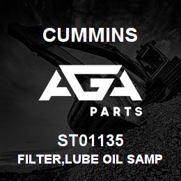 ST01135 Cummins FILTER,LUBE OIL SAMPLING | AGA Parts