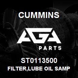 ST0113500 Cummins FILTER,LUBE OIL SAMPLING | AGA Parts