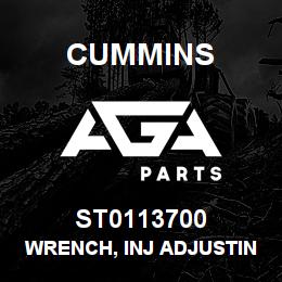 ST0113700 Cummins WRENCH, INJ ADJUSTING | AGA Parts
