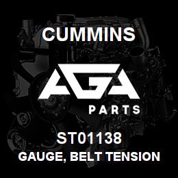 ST01138 Cummins GAUGE, BELT TENSION | AGA Parts
