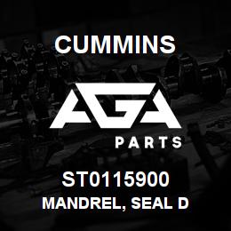 ST0115900 Cummins MANDREL, SEAL D | AGA Parts