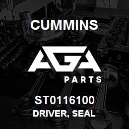 ST0116100 Cummins DRIVER, SEAL | AGA Parts