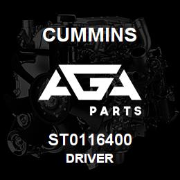 ST0116400 Cummins DRIVER | AGA Parts