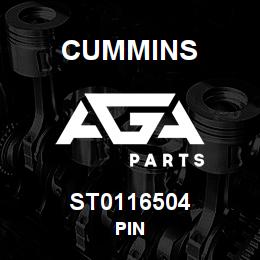 ST0116504 Cummins PIN | AGA Parts