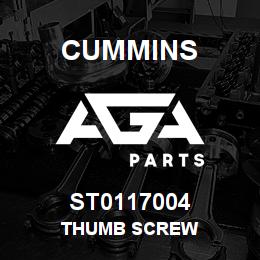 ST0117004 Cummins THUMB SCREW | AGA Parts