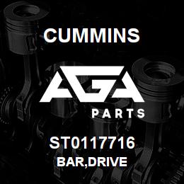 ST0117716 Cummins BAR,DRIVE | AGA Parts