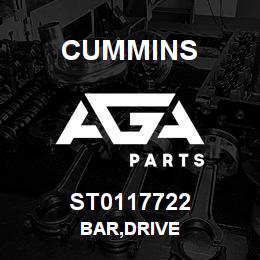 ST0117722 Cummins BAR,DRIVE | AGA Parts
