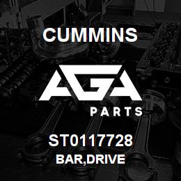 ST0117728 Cummins BAR,DRIVE | AGA Parts