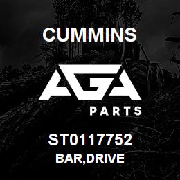 ST0117752 Cummins BAR,DRIVE | AGA Parts