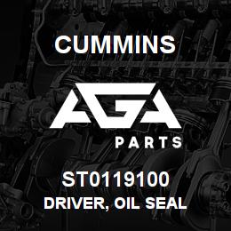 ST0119100 Cummins DRIVER, OIL SEAL | AGA Parts