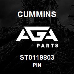 ST0119803 Cummins PIN | AGA Parts