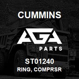 ST01240 Cummins RING, COMPRSR | AGA Parts