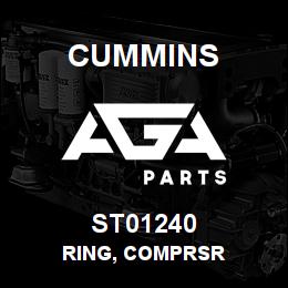 ST01240 Cummins RING, COMPRSR | AGA Parts