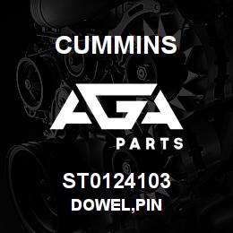 ST0124103 Cummins DOWEL,PIN | AGA Parts