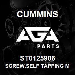 ST0125906 Cummins SCREW,SELF TAPPING METAL | AGA Parts