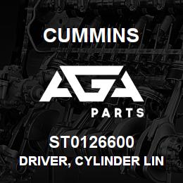 ST0126600 Cummins DRIVER, CYLINDER LINER | AGA Parts