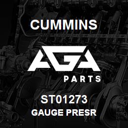 ST01273 Cummins GAUGE PRESR | AGA Parts