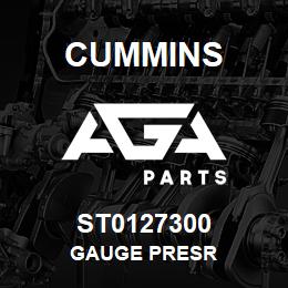 ST0127300 Cummins GAUGE PRESR | AGA Parts