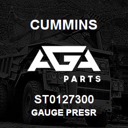 ST0127300 Cummins GAUGE PRESR | AGA Parts