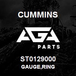 ST0129000 Cummins GAUGE,RING | AGA Parts