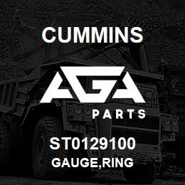 ST0129100 Cummins GAUGE,RING | AGA Parts