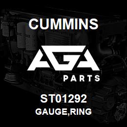 ST01292 Cummins GAUGE,RING | AGA Parts