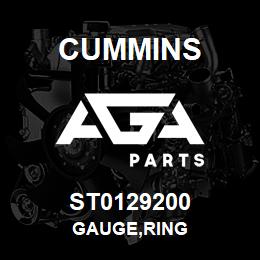 ST0129200 Cummins GAUGE,RING | AGA Parts