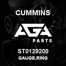 ST0129200 Cummins GAUGE,RING | AGA Parts
