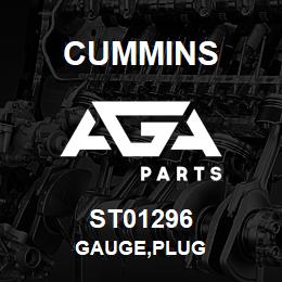 ST01296 Cummins GAUGE,PLUG | AGA Parts