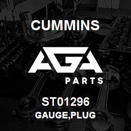 ST01296 Cummins GAUGE,PLUG | AGA Parts
