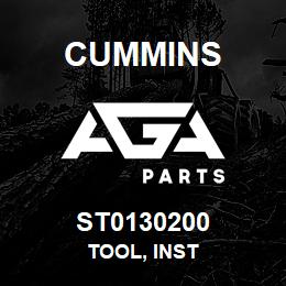 ST0130200 Cummins TOOL, INST | AGA Parts