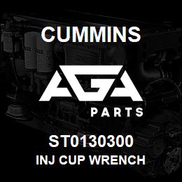 ST0130300 Cummins INJ CUP WRENCH | AGA Parts