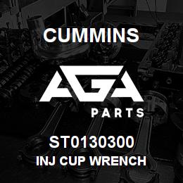 ST0130300 Cummins INJ CUP WRENCH | AGA Parts