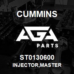 ST0130600 Cummins INJECTOR,MASTER | AGA Parts