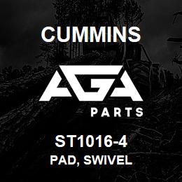 ST1016-4 Cummins Pad, Swivel | AGA Parts