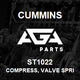 ST1022 Cummins Compress, Valve Spring | AGA Parts