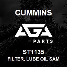 ST1135 Cummins Filter, Lube Oil Sampling | AGA Parts
