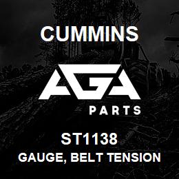 ST1138 Cummins GAUGE, BELT TENSION | AGA Parts