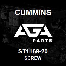 ST1168-20 Cummins SCREW | AGA Parts
