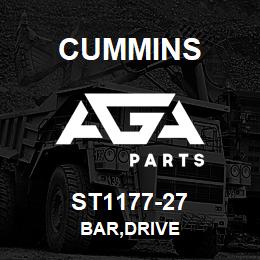 ST1177-27 Cummins BAR,DRIVE | AGA Parts