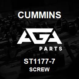 ST1177-7 Cummins SCREW | AGA Parts