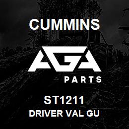 ST1211 Cummins DRIVER VAL GU | AGA Parts