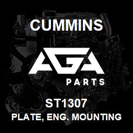 ST1307 Cummins Plate, Eng. Mounting | AGA Parts