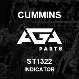 ST1322 Cummins INDICATOR | AGA Parts