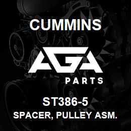 ST386-5 Cummins Spacer, Pulley Asm. | AGA Parts