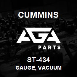 ST-434 Cummins GAUGE, VACUUM | AGA Parts