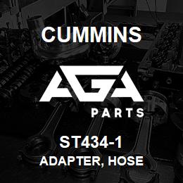 ST434-1 Cummins ADAPTER, HOSE | AGA Parts