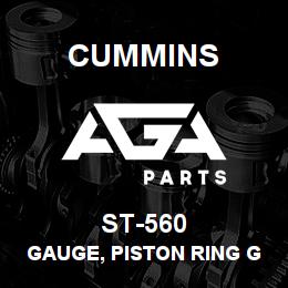 ST-560 Cummins GAUGE, PISTON RING GROOVE | AGA Parts
